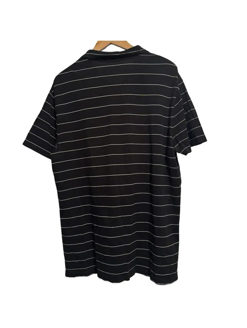 Ralph Lauren Black Label Polo Shirt XL Mens Extra Large Black Button pocket
